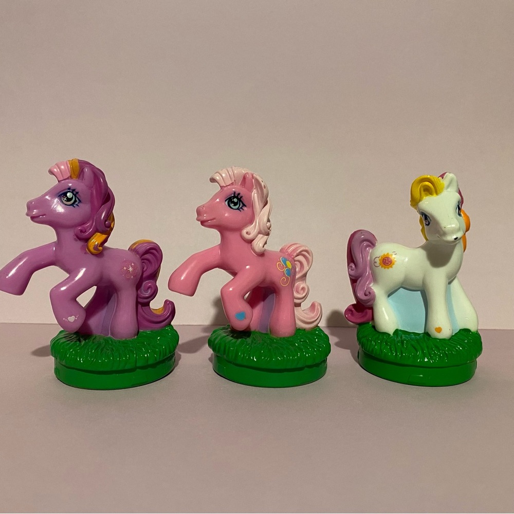 My Little Pony G3 Stampers 2004 Set Of 3 Playdoh Hasbro